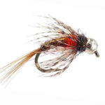 Ales TG Brown Allstar Nymph SILVER BEAD (prices for 12 flies)