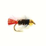 Red uv black nymph goldhead (prices for 12 flies)