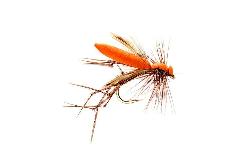 Daddy-Real-Orange.jpg Daddy-Real-Orange dry fly (prices for 12 flies) - Image 1