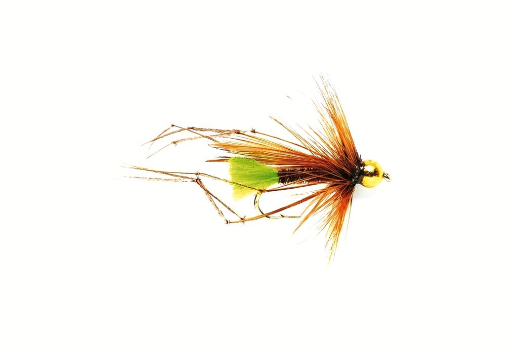 Daddy-Sinking-Green-Tag.jpg Daddy-Sinking-Green-Tag hopper dry (prices for 12 flies) - Image 1