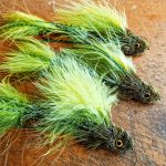 ARTICULATED OLIVE SEX DUGION BASS ( FOR 12 PIECES)