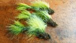 ARTICULATED OLIVE SEX DUGION BASS ( FOR 12 PIECES)