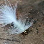 White crystal bugger  streamer bead head (price for 12 flies)