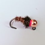 tgn jig  pt pink neck  euro nymph frenchie (PRICE FOR 12flies)