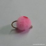 Baby pink red hotspot egg  fly(price for 12 flies)