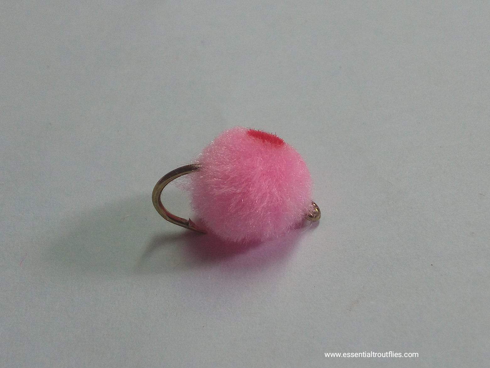 IMG_20230122_182233.jpg Baby pink red hotspot egg fly(price for 12 flies) - Image 1