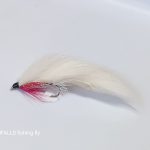 White zonker streamer(price for 12 flies)