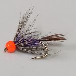 Tgn purple PT lite  soft hackle fly (price for 12 flies)