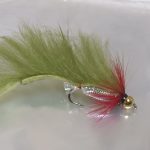 Beadhead olive zonker  streamers (price for 12 flies)
