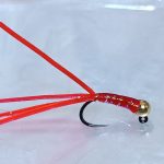 Red sally blood  Euro nymph (price for 12 flies )
