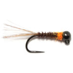 P.T orange hotspot  euro tungsten nymph (price for 12 flies )
