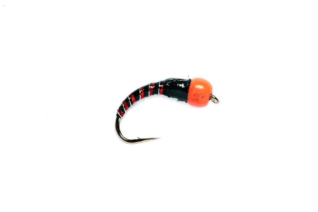 Nugget-Buzzer-Black-Red.jpg Nugget epoxy Buzzer Black & Red fly (price for 12 piecs) - Image 1
