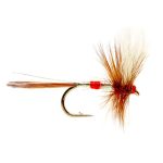 PATRIOT-PEARL-RED-SPOT-DRY (prices for 12 flies)