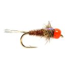 PHEASANT TAIL ORANGE HOTHEAD nymph fly(price for 12 flies)