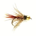 Soft Hackle Pheasant Tail  bead nymph fly (price for 12 pieces )