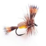 Yellow humpy dry (prices for 12 flies)