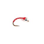 Red zebra midge fly(price for 12 flies)