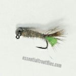 TGN JIG PEEKING CADDIS FLOU CHART EURO (PRICE FOR 12 PIECES)