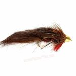 CONEHEAD BROWN MUDDY BUNNY ZONKER MUDDLER(PRICE FOR 12 FLIES)