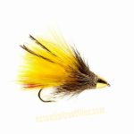 CONEHEAD YELLOW MARABOU  MUDDLER (PRICE FOR 12 FLIES)
