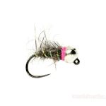 TGN JIG PINK HARES PINK NECK FRENGHIE (PRICE FOR 12 FLIES)