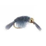 beadhead flashback scud gray nymph fly(price for 12 flies)