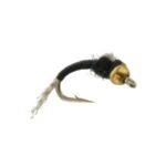 beadhead wd 40 black nymph fly(price for 12 flies)