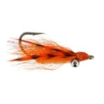 bonefish crazy charlie grizzly orange saltwate fly  (PRICE FOR 12 PIECES)