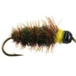 Classic tg peeping caddis tg bh fly (price for 12 FLIES)
