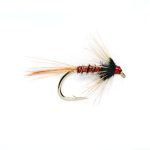 cruncher-Holographic-Red nymph fly (price for 12 piecs)