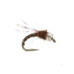 crystal midge brown nymphs fly(price for 12 flies)