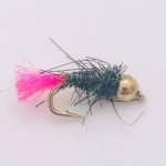 GOLD TUNGSTEN PINK TAG NYMPH (PRICE FOR 12 PIECES)
