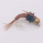 TUNGSTEN FLASHBACK PHEASANT TAIL NYMPH WITH CURVED HOOK(PRICE FOR 12 PIECES)