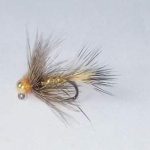 Hares soft hackle euro nymph tungsten nymph (price for 12 flies )