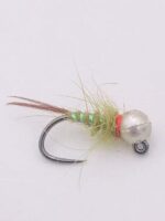 Tgn jig Olive hrs ear euro nymph (price for 12flies)
