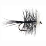 Bivisible black dry (prices for 12 flies)