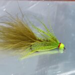 HOTHEAD DAMSEL CHARTREASE BEAD (PRICE FOR 12 FLIES)