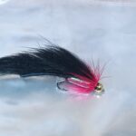BEADHEAD BLACK ZONKER   STREAMER   READY TO SHIP (PRICE FOR 12 PIECES)