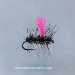griffin gnat  hi vis  dry barbbles fly READY TO SHIP (prices for 12 flies)