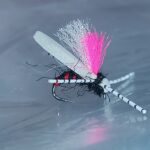 Mini Flopper grey  dry fly  READY TO SHIP (prices for 12 flies)