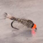 Orange Hares ear  nymph fly READ TO SHIP (price for 12 piecs)